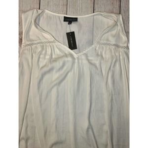 Lane Bryant cream sleeveless top NWT size 26